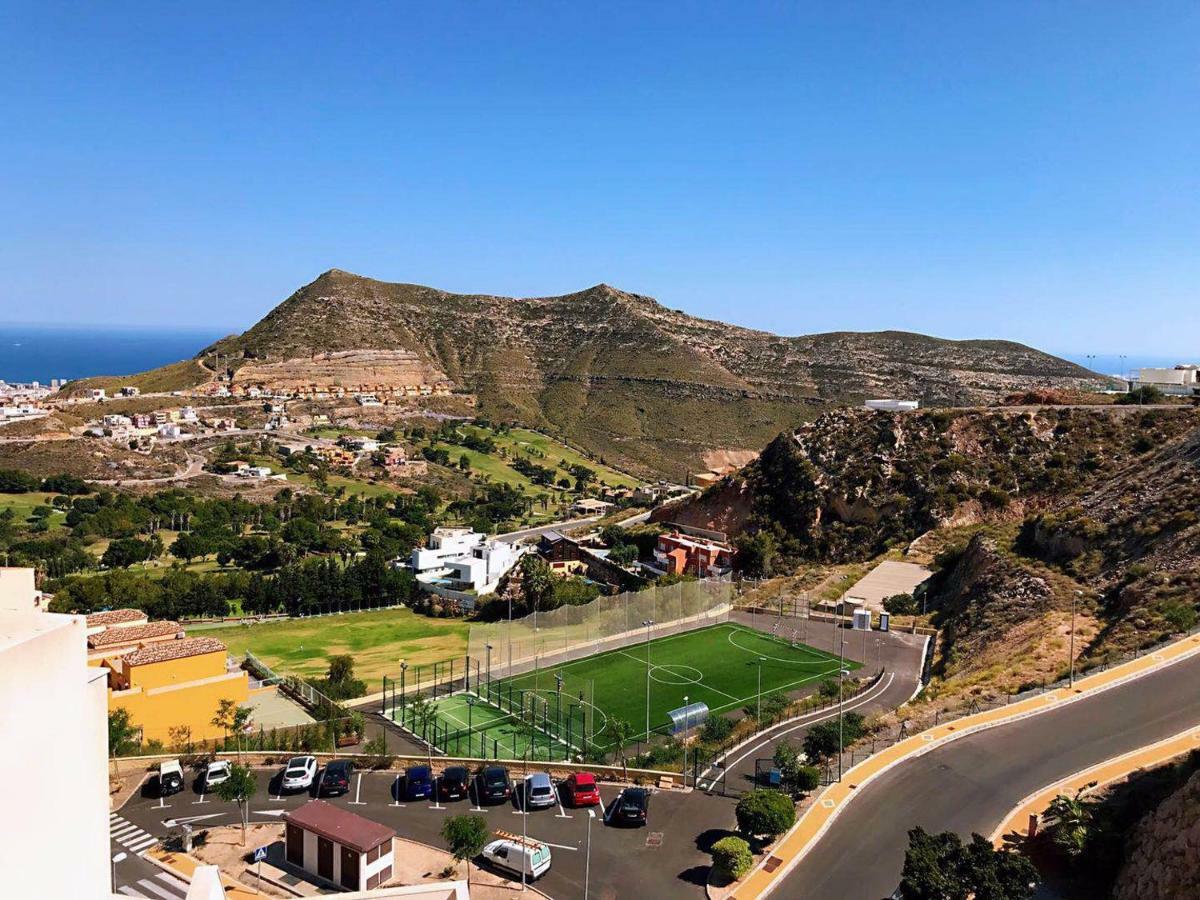 Apartamentos Deluxe Roquetas De Mar Con Golf Y Piscina Climatizada, Parking Privado Vícar Esterno foto