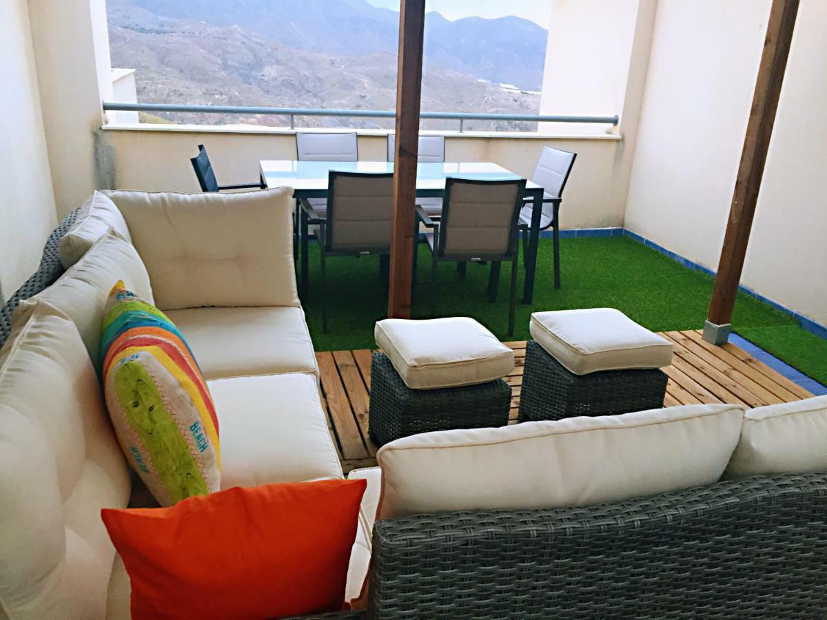 Apartamentos Deluxe Roquetas De Mar Con Golf Y Piscina Climatizada, Parking Privado Vícar Esterno foto